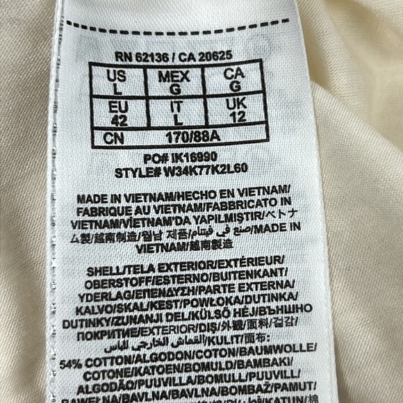 Guess Los Angeles cream lace dress  with open back - Picture 8 of 9